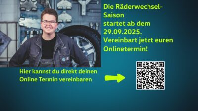 Die Räderwechsel-Saison startet ab dem 29.09.2025