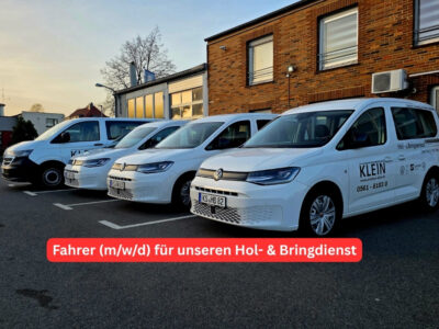 Fahrer (m/w/d) für unseren Hol- & Bringdienst
