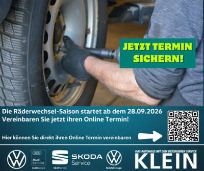 Die Räderwechsel-Saison startet ab dem 28.09.2026